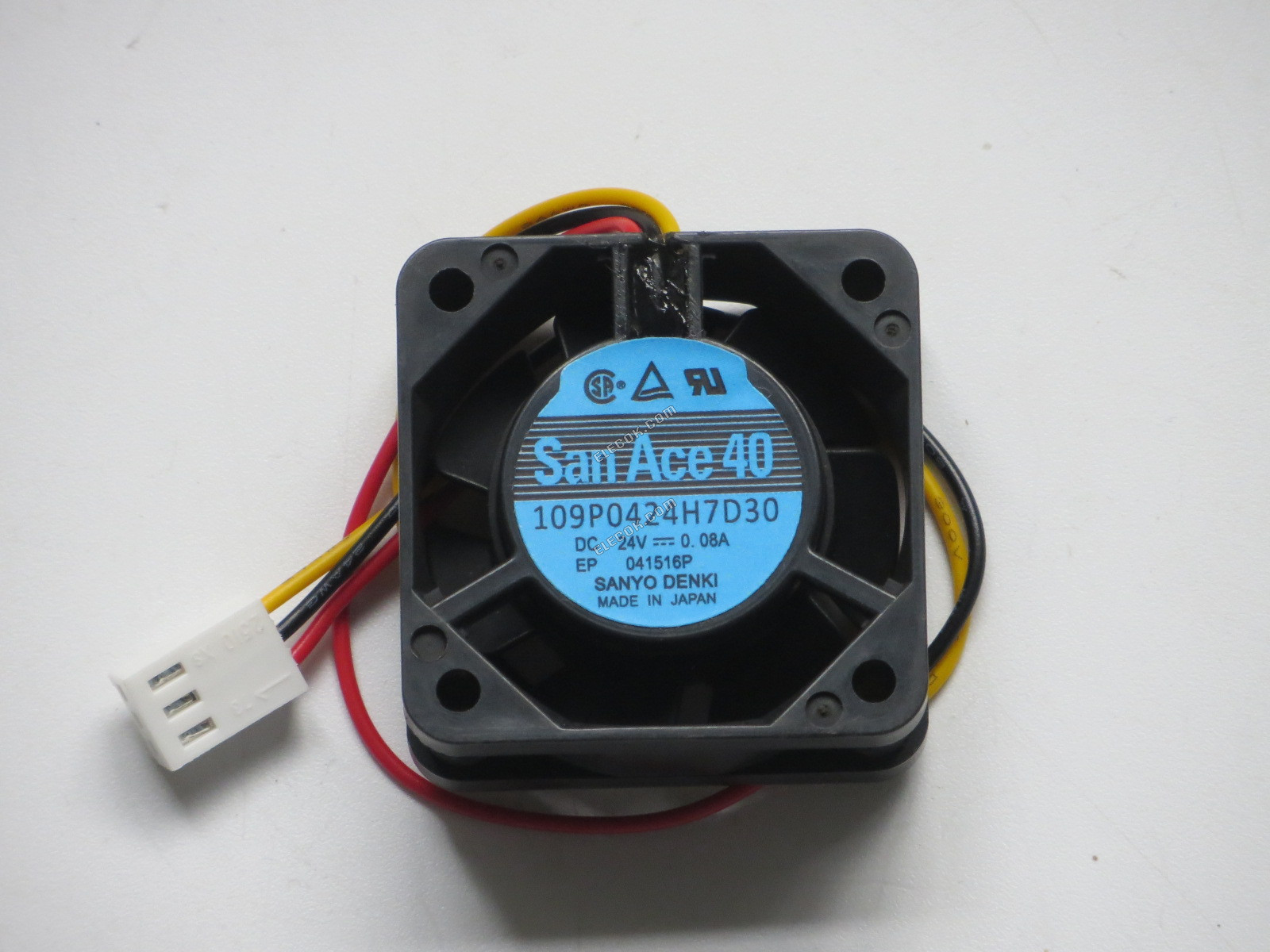 Sanyo 109P0424H7D30 24V 0,08A 3 vodiče Chladicí Ventilátor 