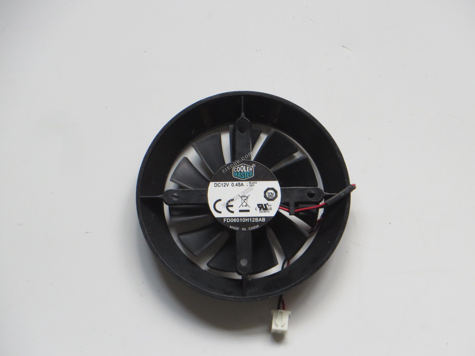 Cooler Master FD06010H12BAB 12V 0,45A 2 vezeték Szerver Kerek Ventilátor 