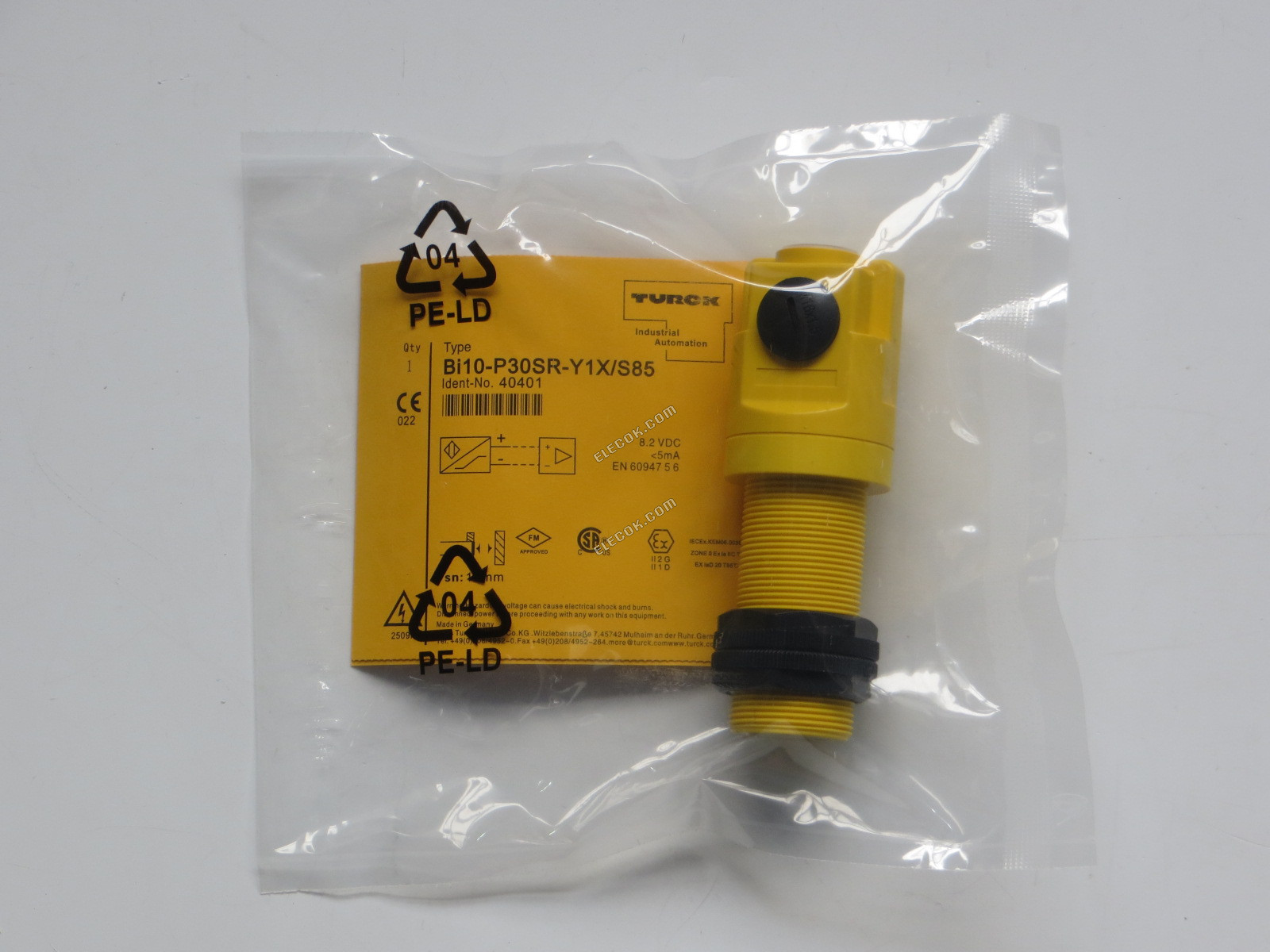 TURCK BI10-P30SR-Y1X/S85 Indukční Senzory Přiblížení, náhrada 