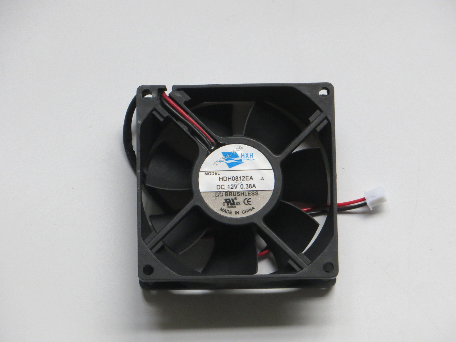 HXH HDH0812EA Serverový čtvercový Ventilátor HDH0812EA 12V 0,38A 2 vodiče 