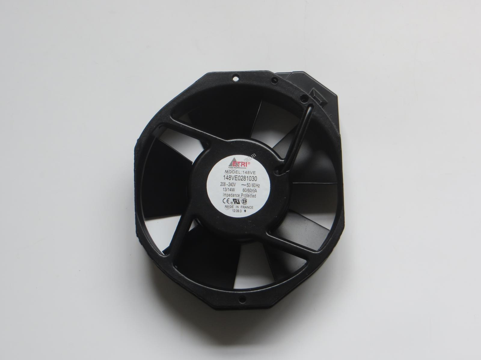 ETRI 148VE0281030 208/240V 60mA 13/14W ventilátor 