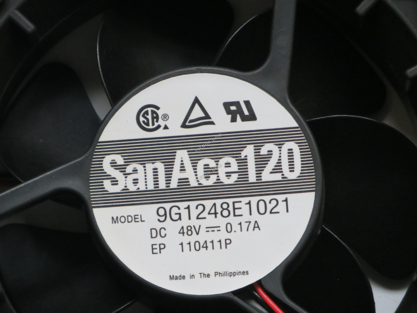 Sanyo 9G1248E1021 48V 0,17A 2 vodiče Chladicí Ventilátor 