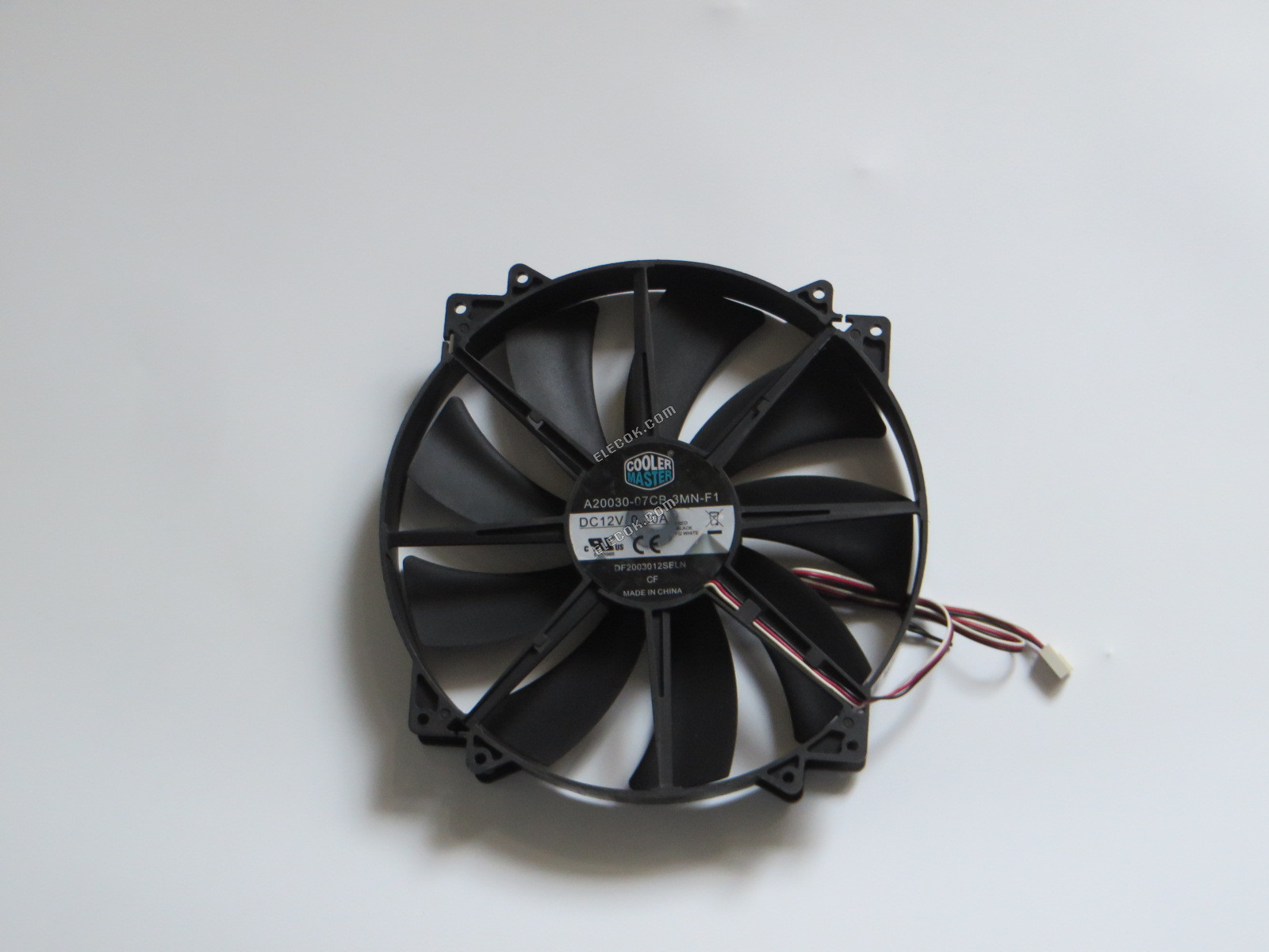 CoolerMaster A20030-07CB-3MN-F1 12V 0.30A 20cm 20030 3 vodiče Ventilátor 
