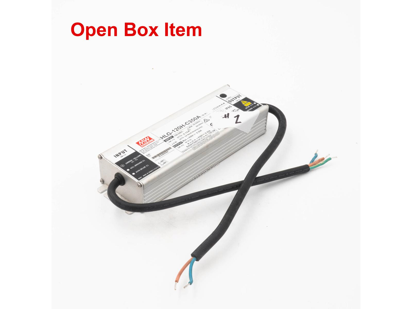 Mean Well HLG-120H-C350A Napájecí Zdroj 150,5W 350mA - Otevřená Box 