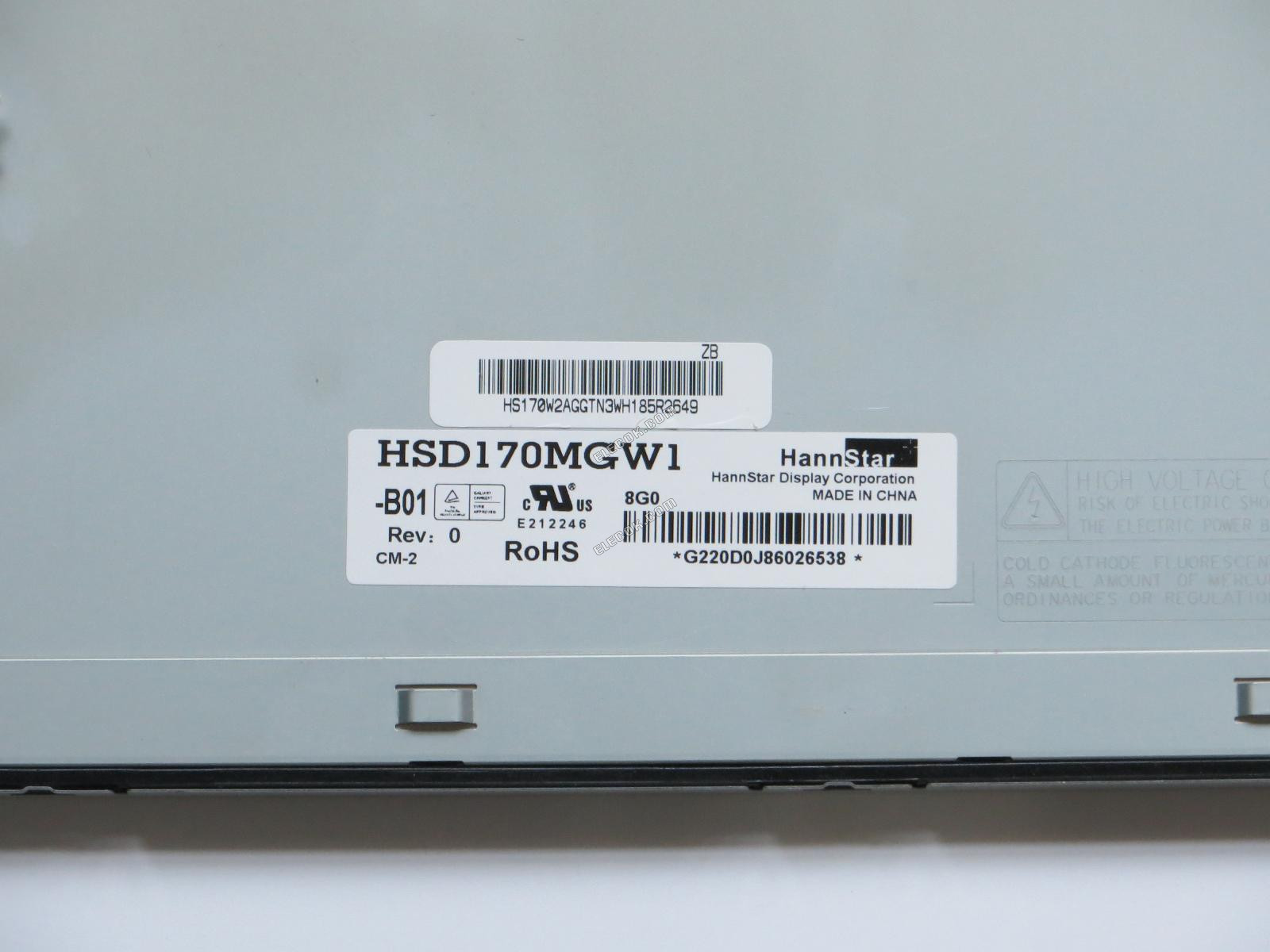 HSD170MGW1-B01 HANNSTAR 17.0" LCD Panel 