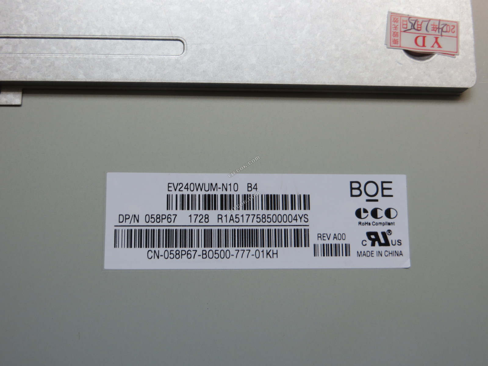 EV240WUM-N10 BOE 24" 1920*1200 LCD Panel 