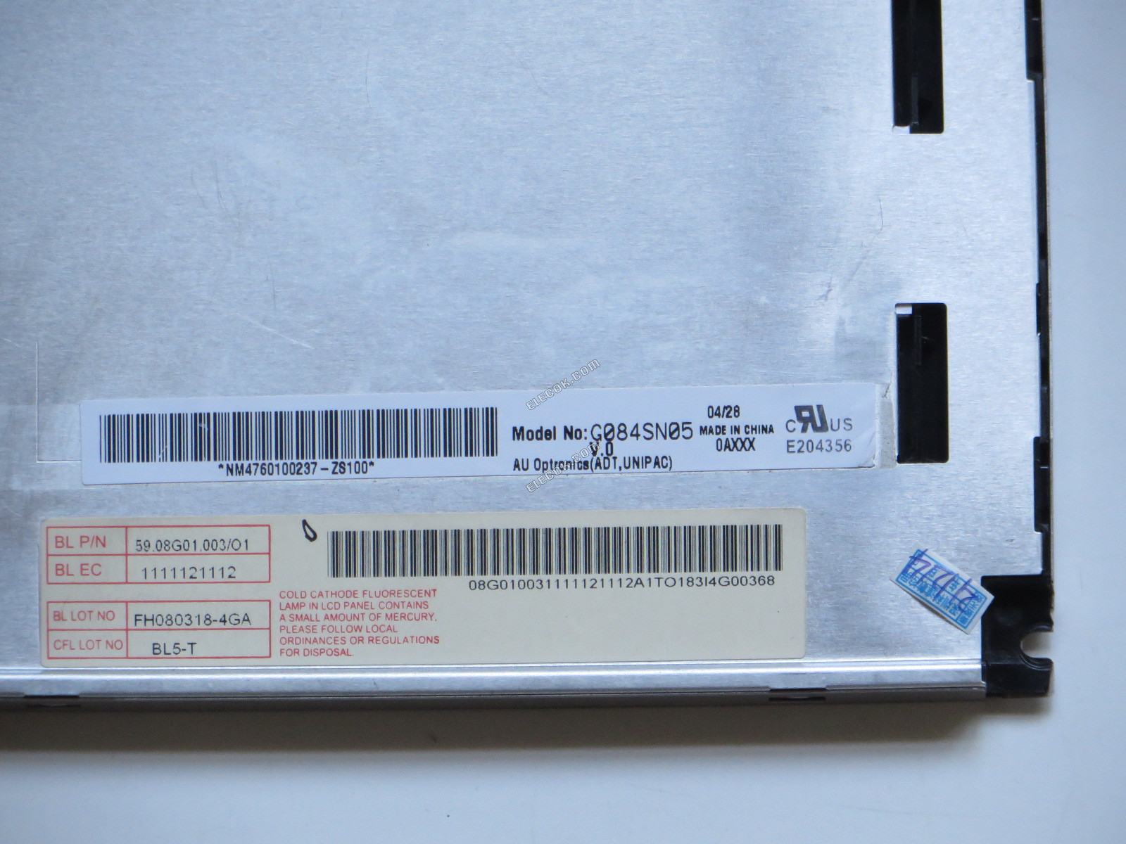 G084SN05 V0 AUO 8,4" a-Si TFT-LCD Panel 