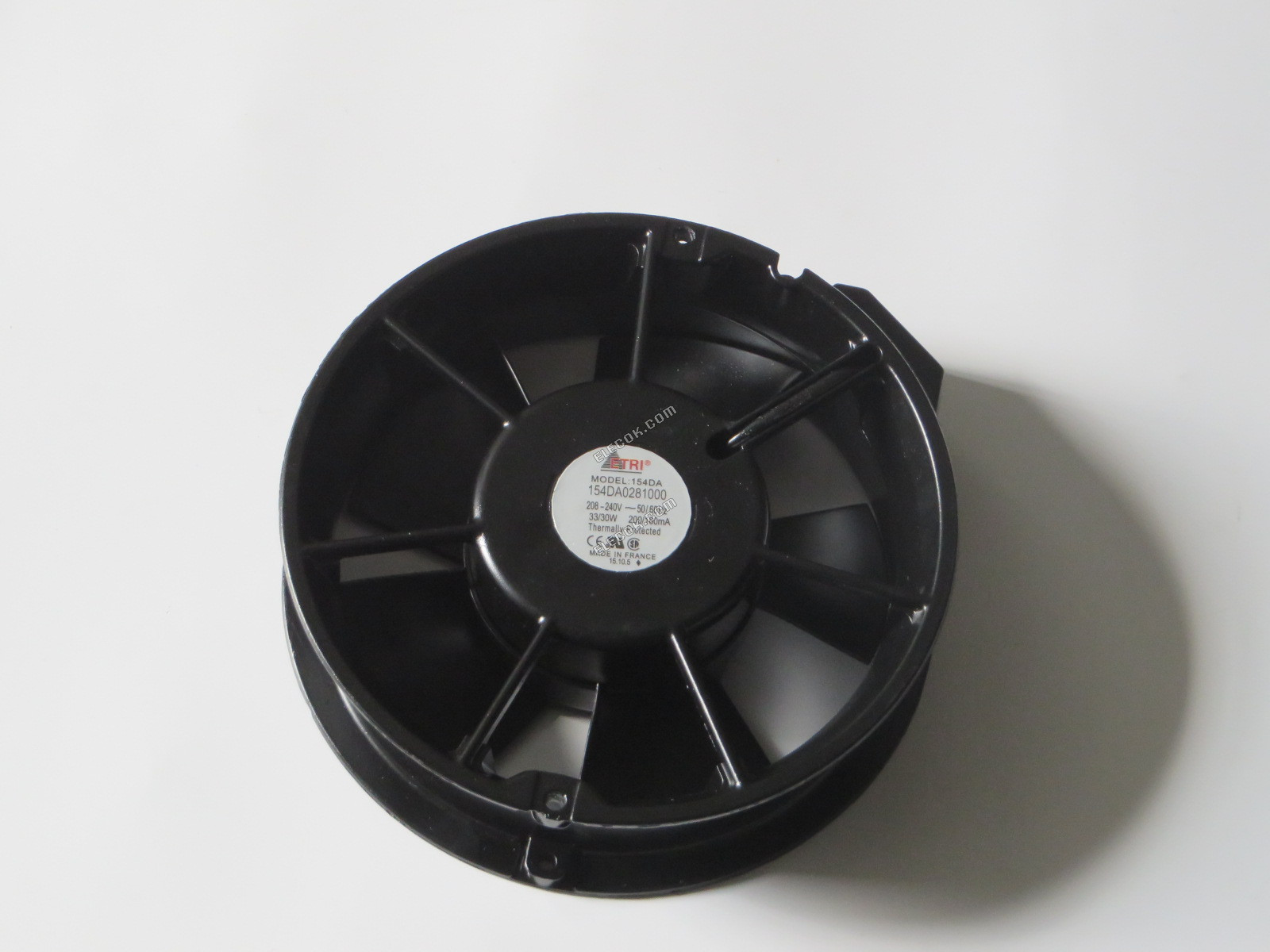 ETRI 154DA 154DA0281000 208/240V 200/160mA Hűtőventilátor csatlakozóval csatlakozás 