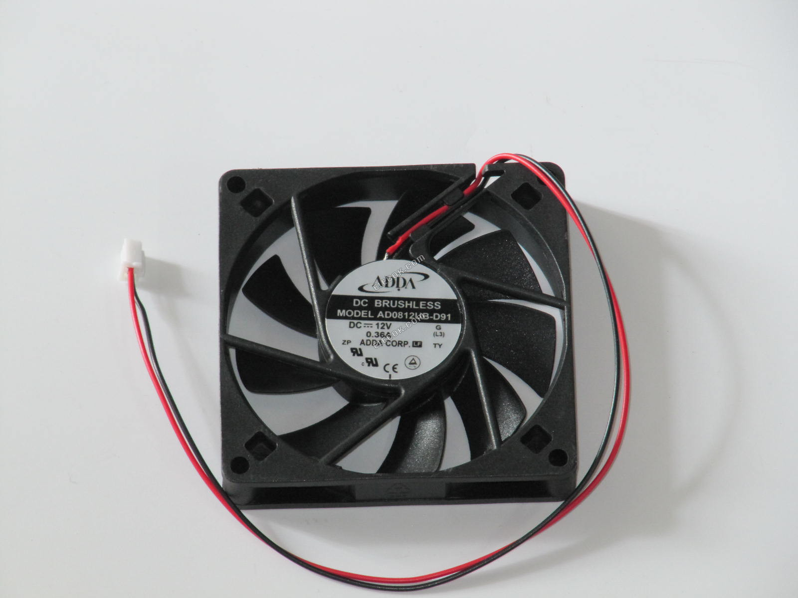 ADDA AD0812UB-D91 12V 0,36A 2 vodiče chladicí ventilátor 