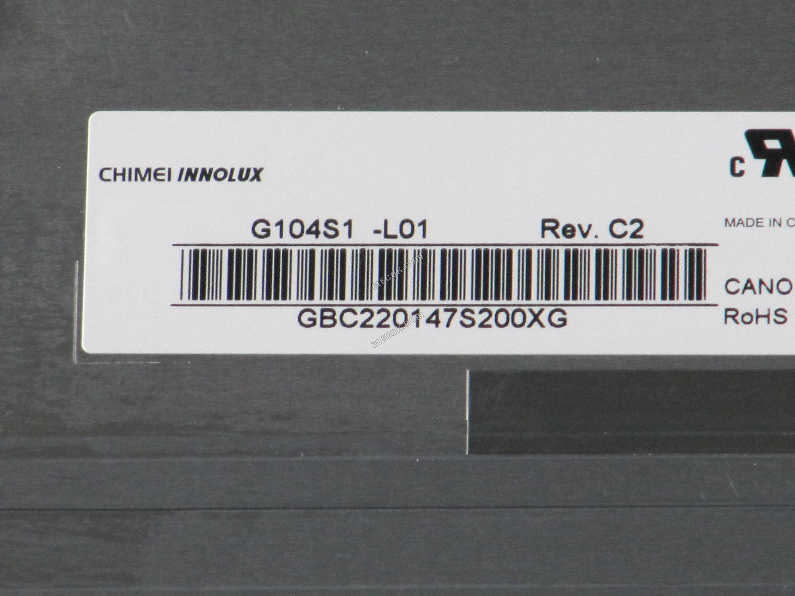 G104S1-L01 CHIMEI INNOLUX 10,4" a-Si TFT-LCD Panel bez dotykové obrazovky, Nepoužité Staré Skladové Zásoby 