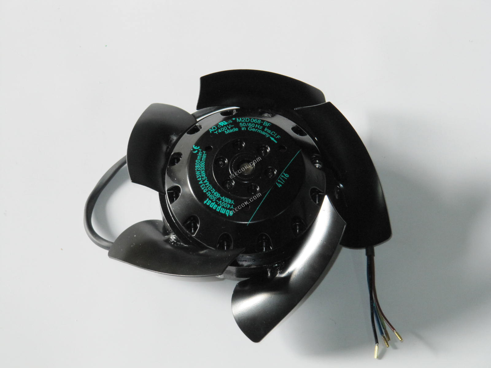 EBM PAPST A2D160-AB22-06 M2D068-BF 400V - 50/60 Hz 4 vodiče chladicí ventilátor nový 