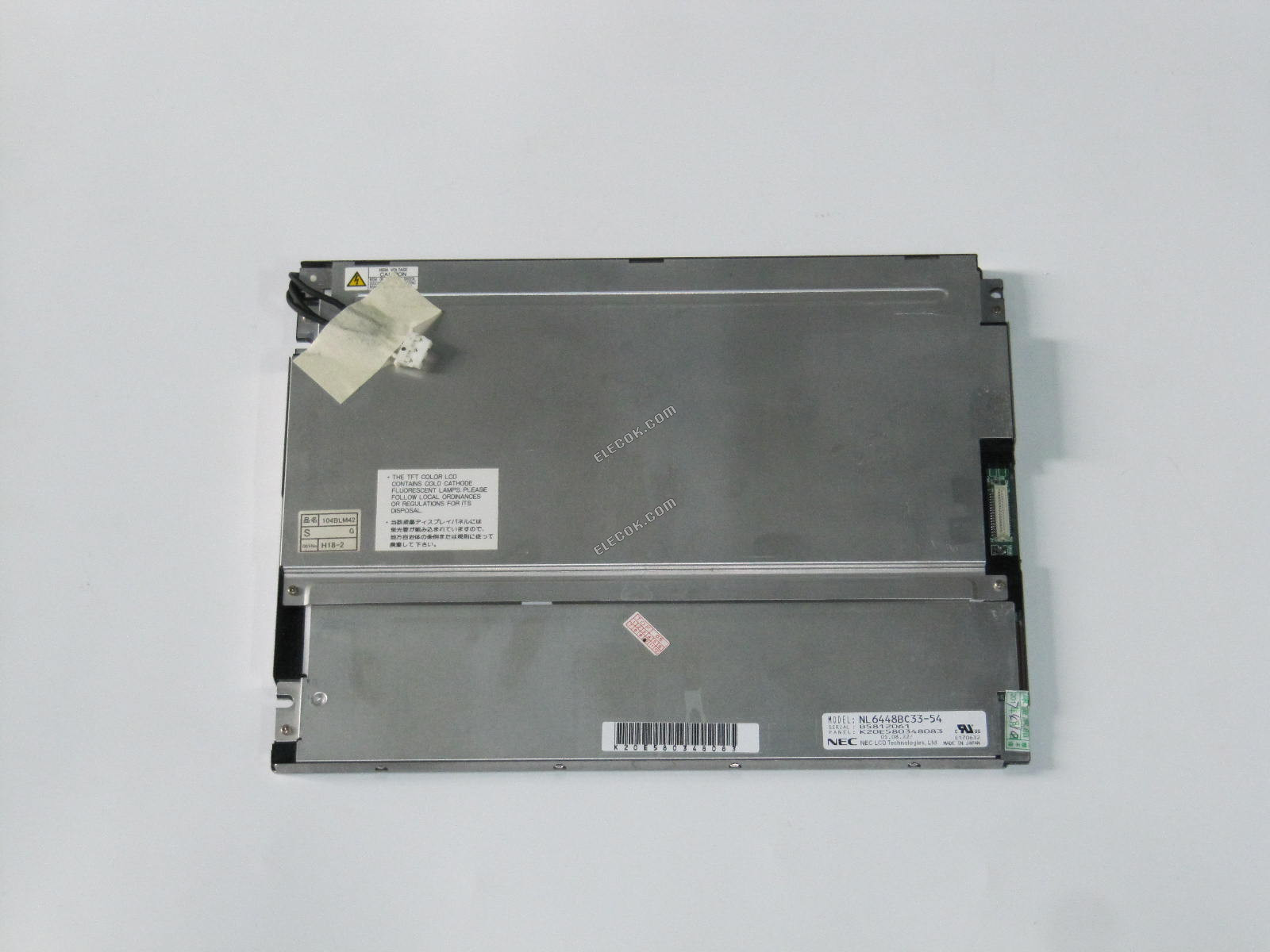 NL6448BC33-54 NEC 10,4" a-Si TFT-LCD Panel használt 