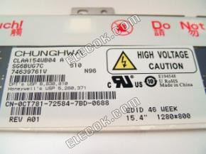 CLAA154WB04A CPT 15,4" a-Si TFT-LCD Panel 