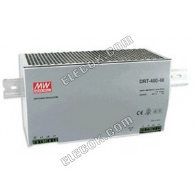 DRT-480-48 480W 48V10A three-phase input DIN rail power supply with PFC