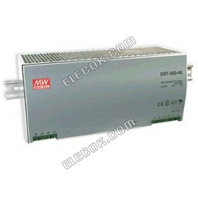 DRT-960-24 960W 24V40A three-phase input DIN rail power supply with PFC