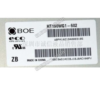 HT190WG1-602 BOE 19.0" A-Si TFT-LCD Panel 