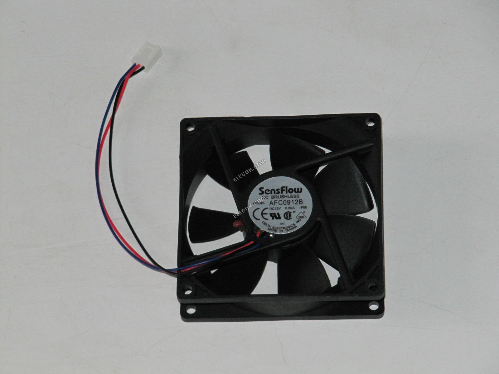 DELTA AFC0912B-F00 12V 0.60A 3 vezeték hűtőventilátor 