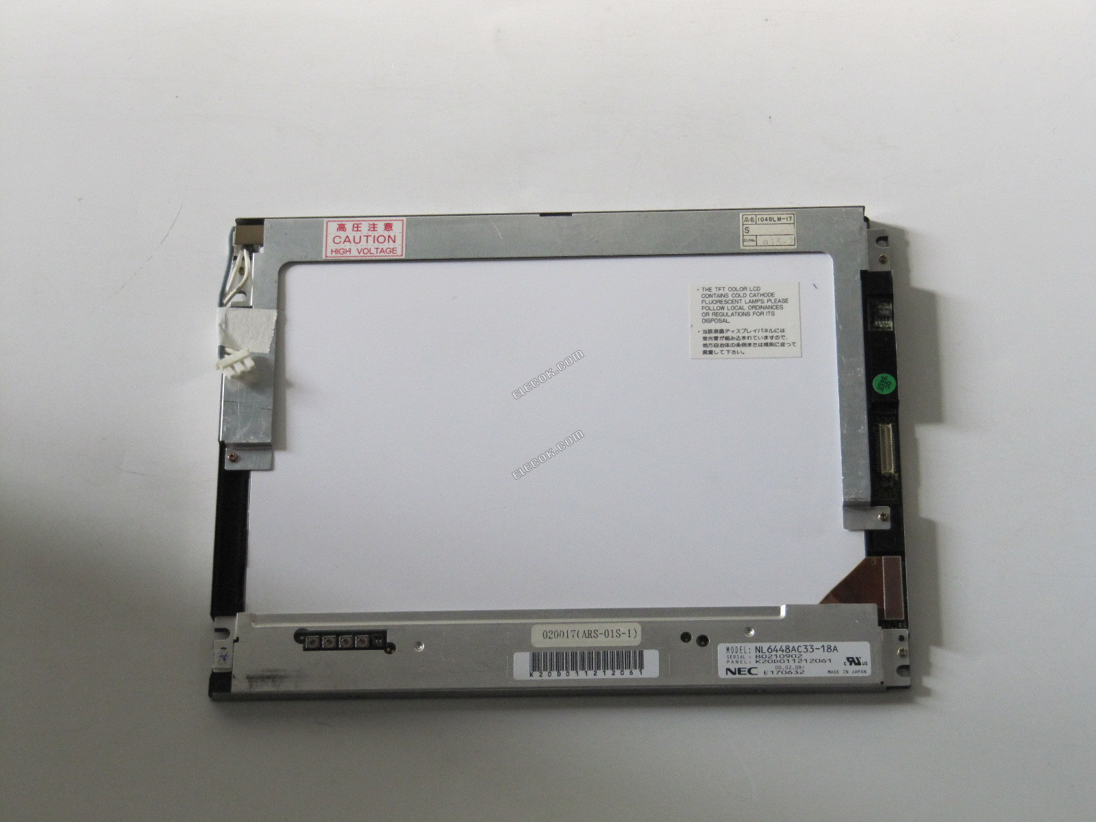 NL6448AC33-18A NEC 10,4" A-Si TFT-LCD Panel 
