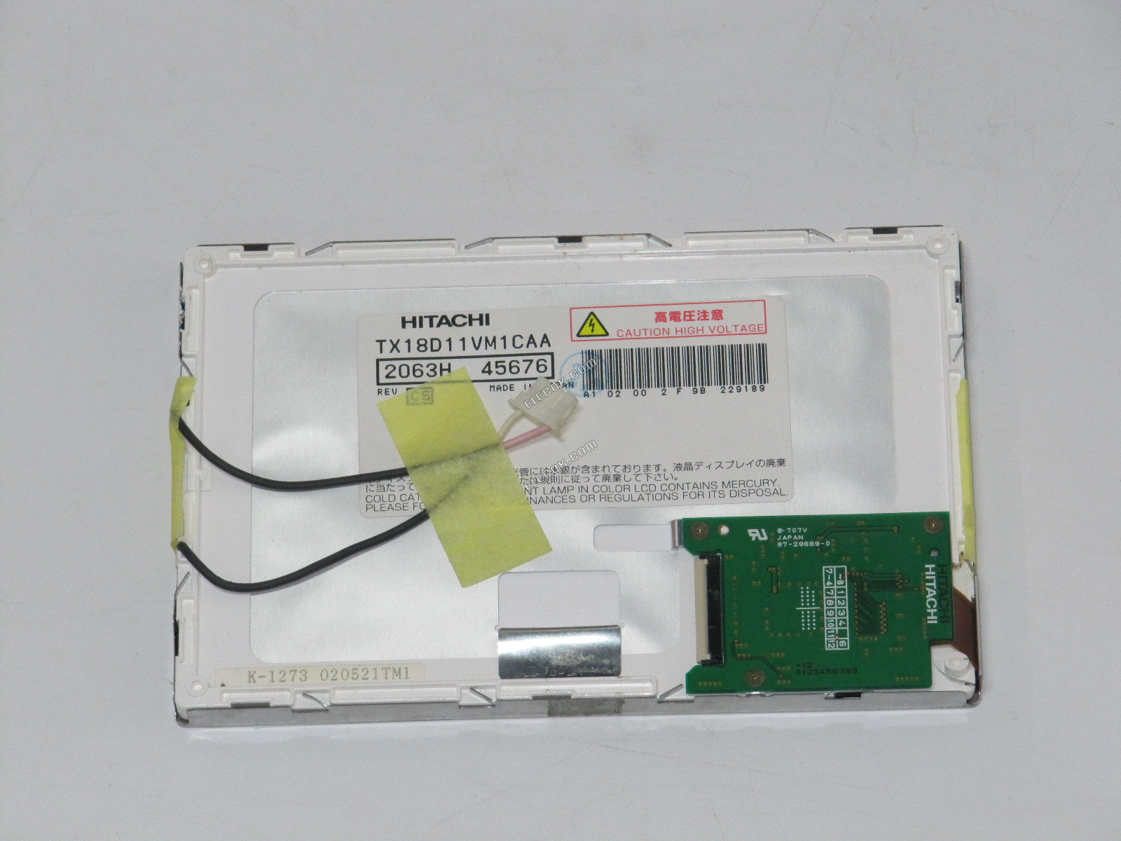 TX18D11VM1CAA HITACHI 7.0" A-Si TFT-LCD Panel 