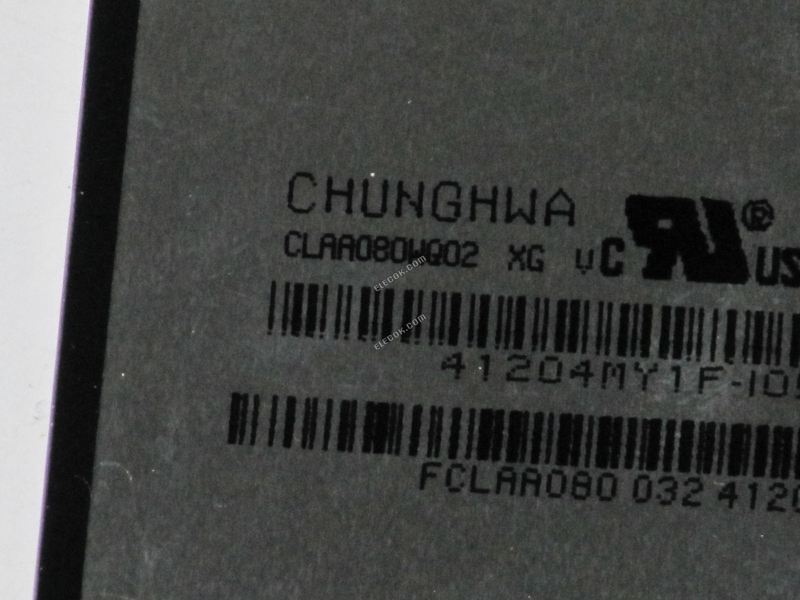 CLAA080WQ02 XG CPT 8.0" a-Si TFT-LCD Panel 