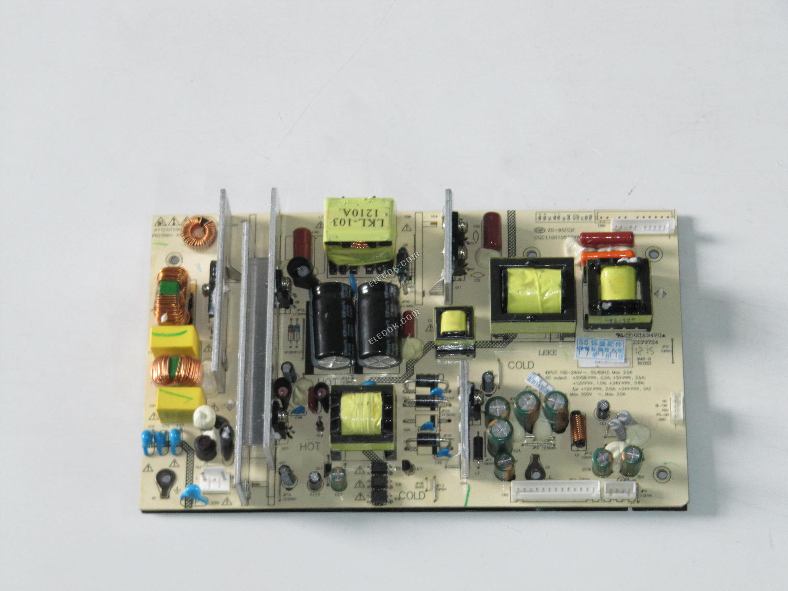 ZD-95 G F, CQC04001011196 Haier TV-5210-762 Napájecí Zdroj, použitý 