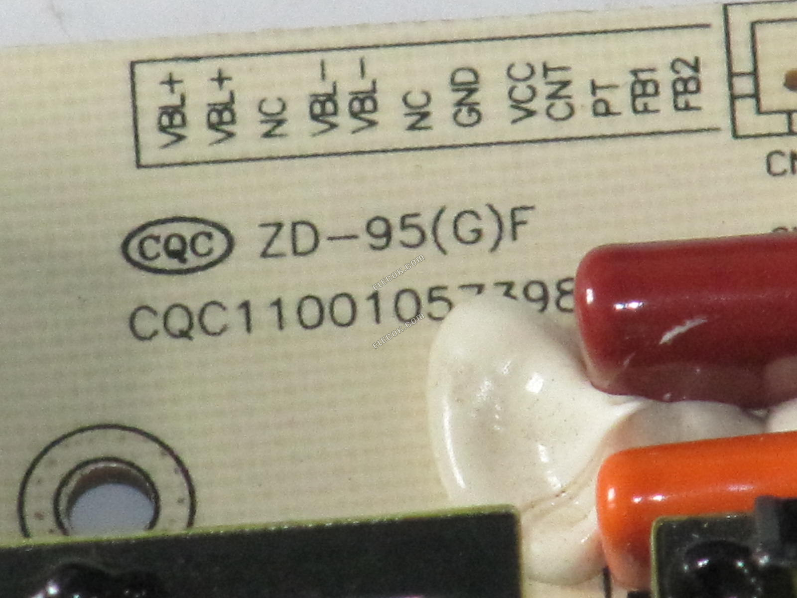 ZD-95 G F, CQC04001011196 Haier TV-5210-762 Napájecí Zdroj, použitý 