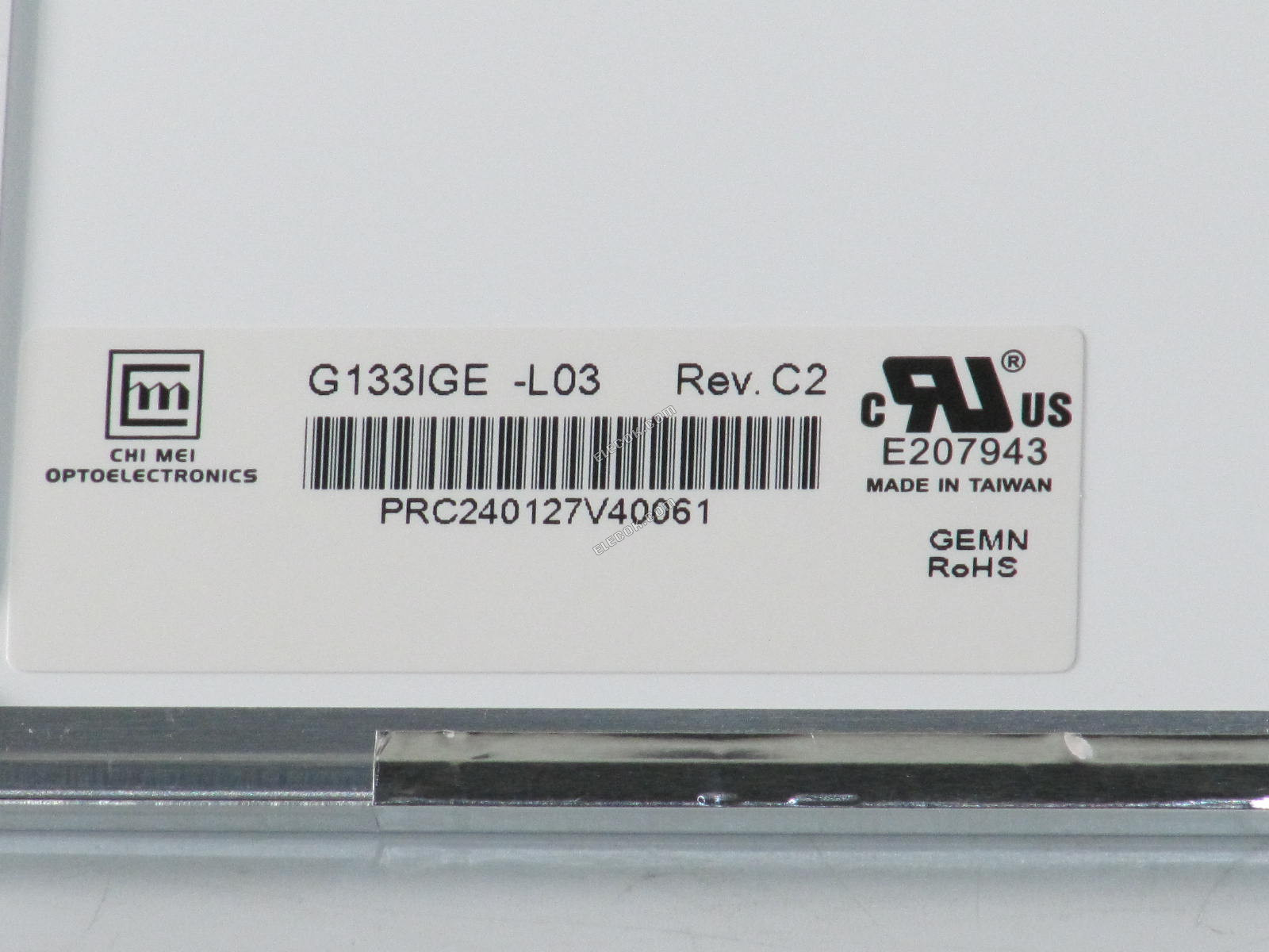 G133IGE-L03 CHIMEI INNOLUX 13,3" a-Si TFT-LCD Panel 