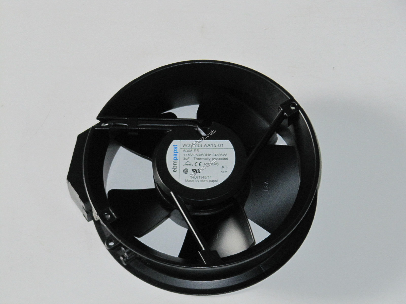 ebm 17251 Metal lamela VENTILáTOR W2E143-AA15-01 115V 50/60HZ 24/26W chladicí ventilátor se zásuvkovým připojením 
