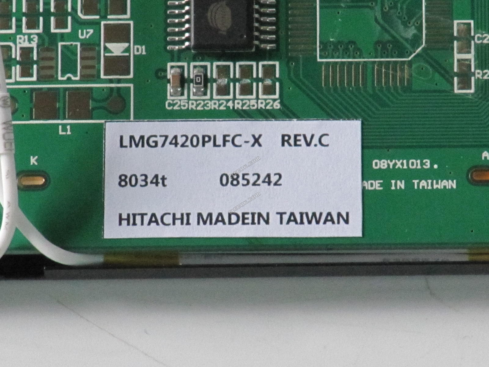 LMG7420PLFC-X Hitachi 5,1" LCD Panel Náhrada šedá film 