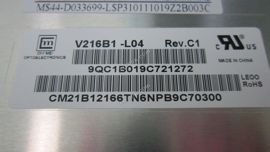 V216B1-L04 CHIMEI INNOLUX 21,6" a-Si TFT-LCD Panel 