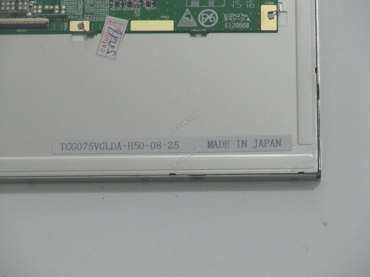 TCG075VGLDA-H50 Kyocera 7,5" a-Si TFT-LCD Panel bez dotykové obrazovky 