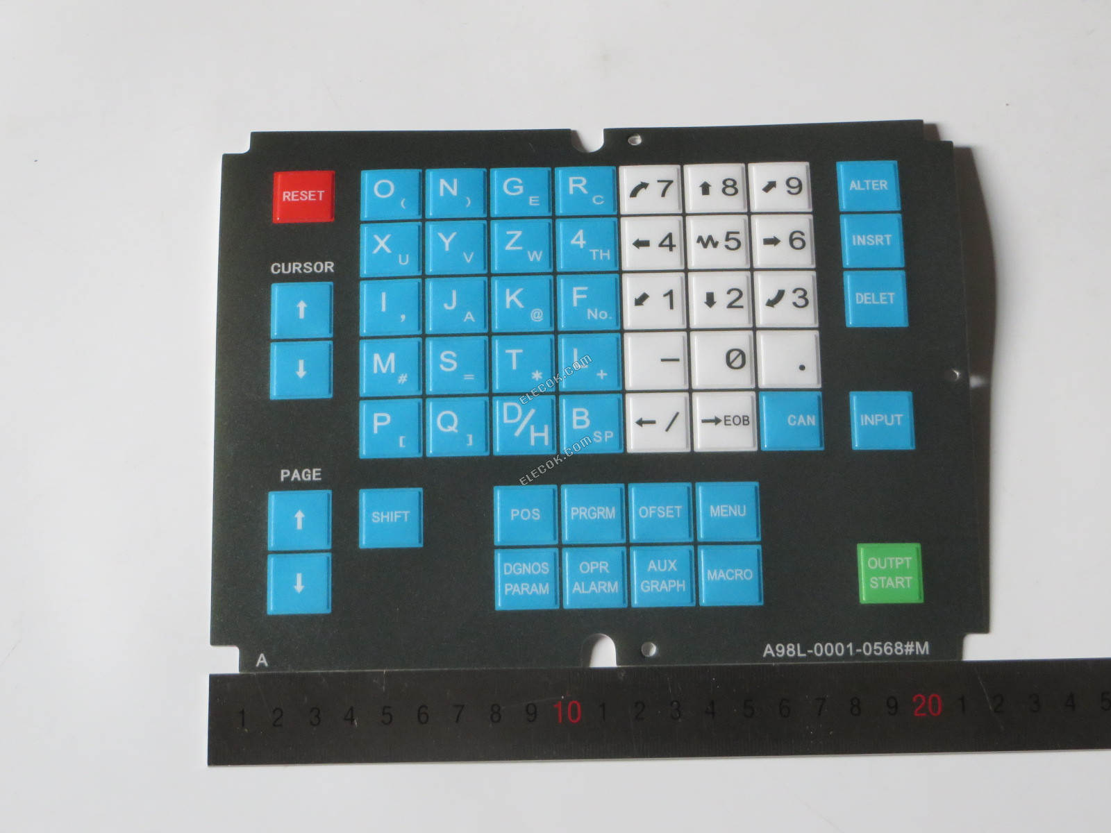 MEMBRANE KEYSHEET KEYPAD OM A98L-0001-0568#M 