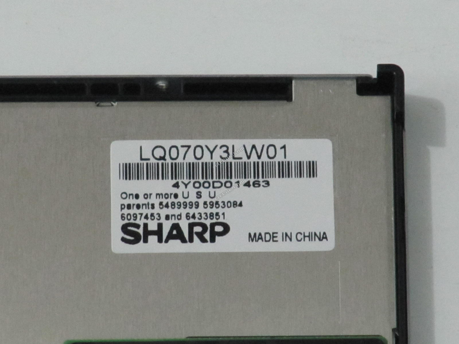 LQ070Y3LW01 SHARP 7.0" a-Si TFT-LCD Panel 