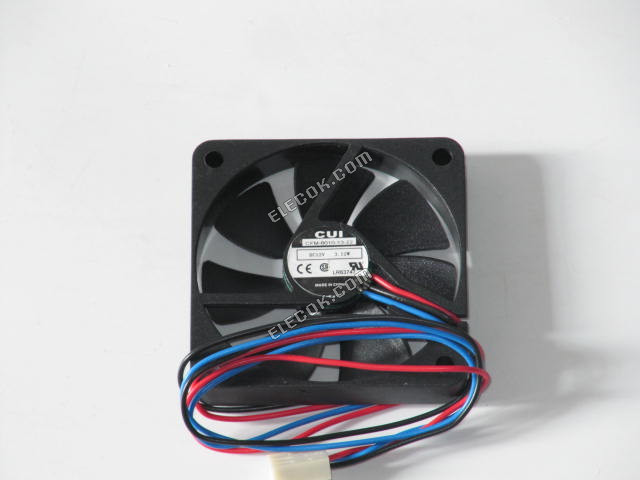 CUI CFM-6010-13-22 DC Ventilátorok DCFan 24.18CFM 3,12W 12V 60x60mmAR/TS/PWM 