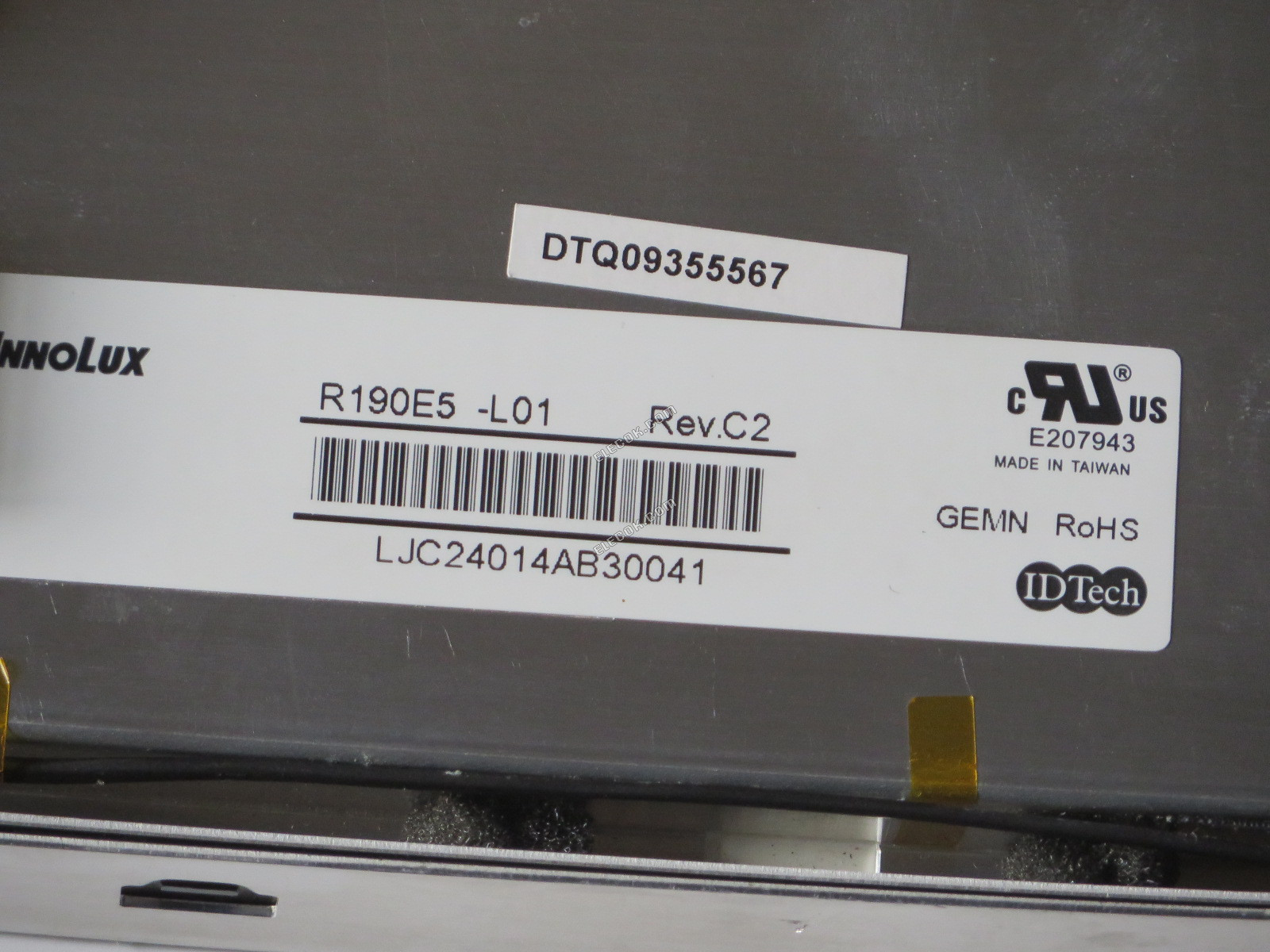R190E5-L01 CMO 19.0" a-Si TFT-LCD Panel használt 