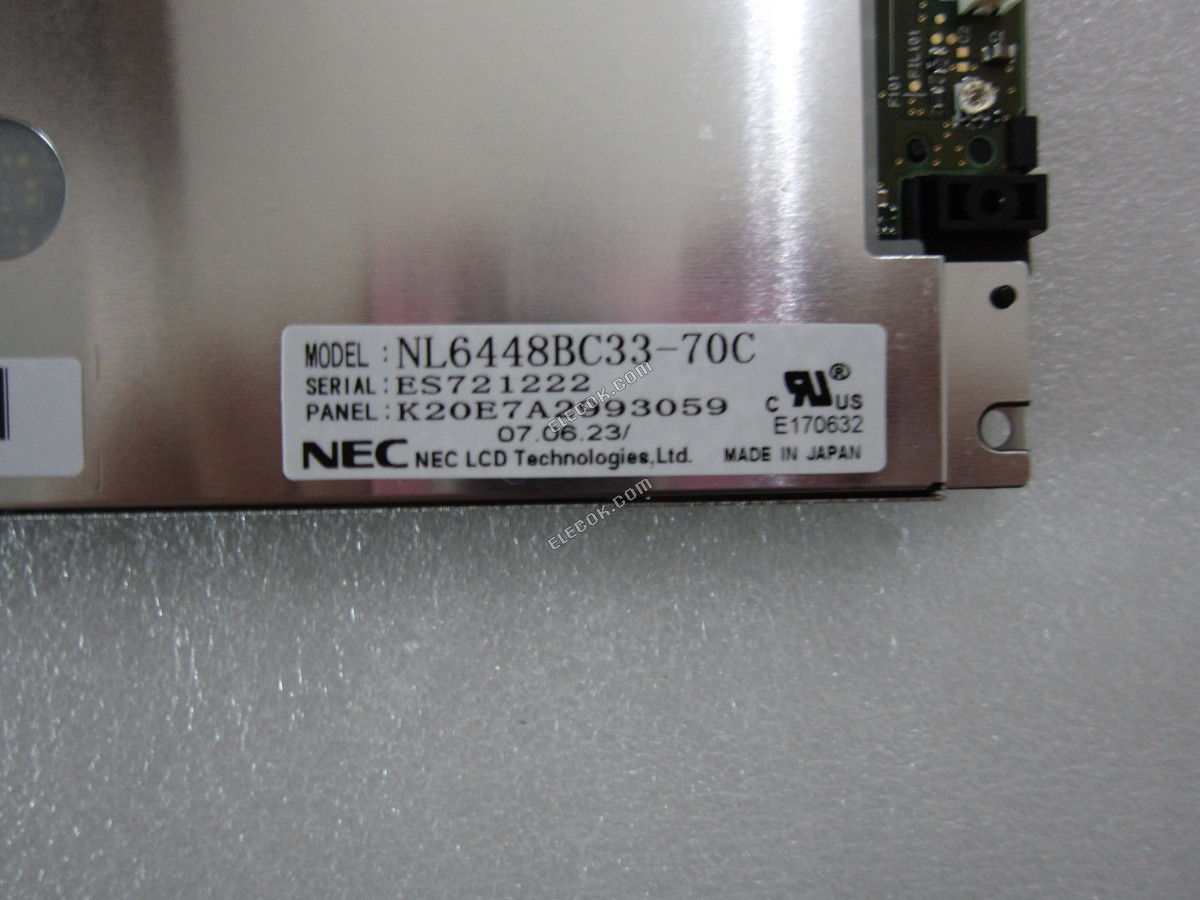 NL6448BC33-70C NEC 10,4" A-Si TFT-LCD Panel 