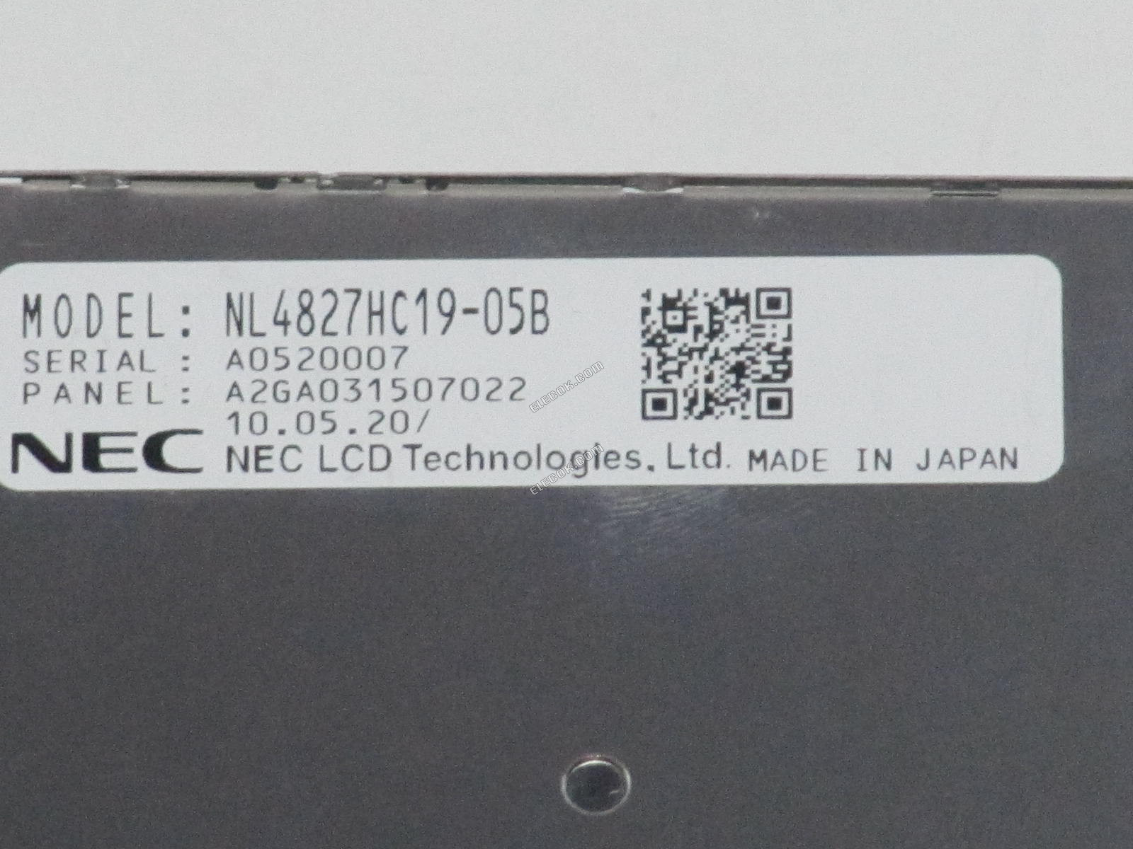 NL4827HC19-05B NEC 4,3" A-Si TFT-LCD Panel 