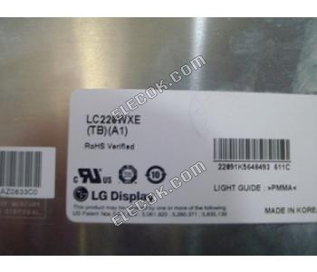 LC220WXE-TBA1 LG Display 21,6" a-Si TFT-LCD Panel használt 