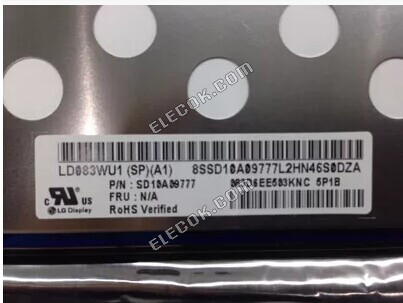 LD083WU1-SPA1 LG Display 8,3" a-Si TFT-LCD, Panel 