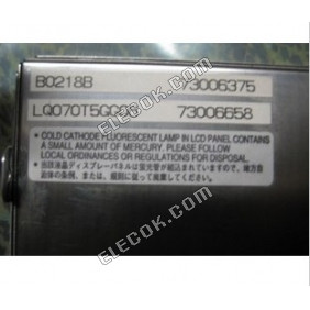 LQ070T5GG06 Sharp 7" LCD és érintőkijelző számára 07 Accord, Alpine W505 