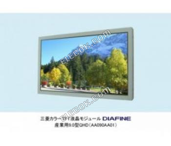AA090AA01 Mitsubishi 9.0" A-Si TFT-LCD Panel 