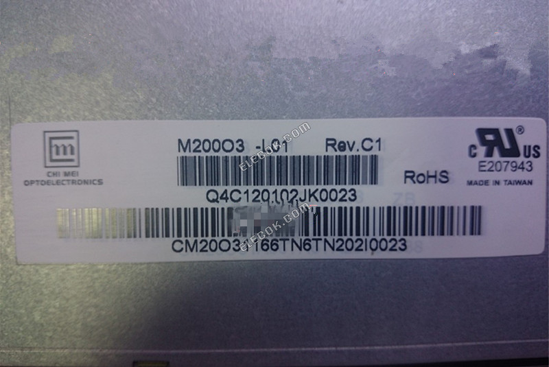 M200O3-L01 CMO 20.0" a-Si TFT-LCD Panel 