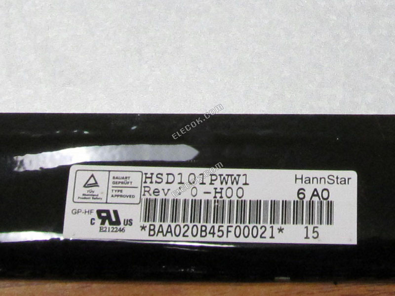 HSD101PWW1-H00 HannStar 10,1" a-Si TFT-LCD Panel 