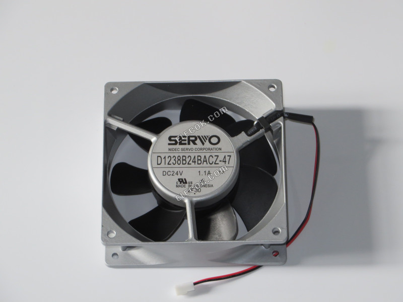 SERVO D0938X24B8CZ-40 Ventola di raffreddamento per server CC 24 V 0,34 A 2 fili 90x90x38 mm  7