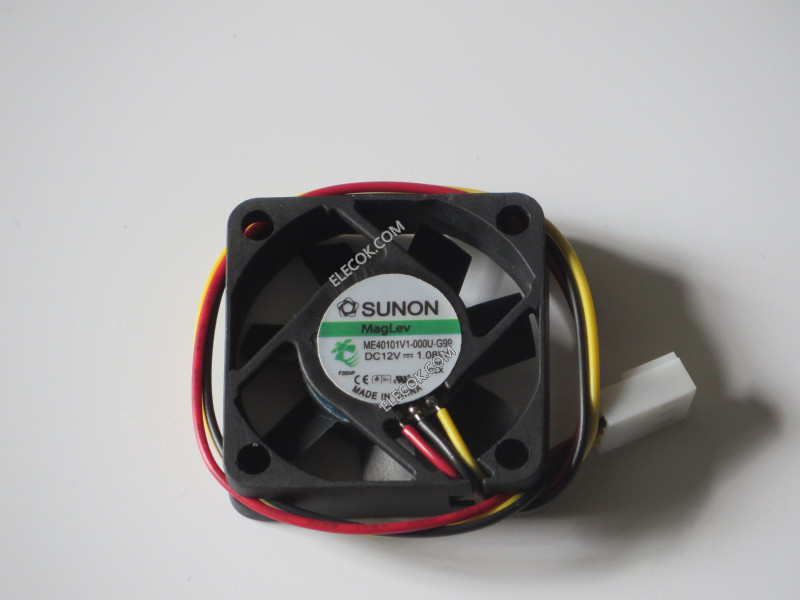 SUNON ME40101V1-000U-G99 12V 1.08W 3wires Cooling Fan Used & Original