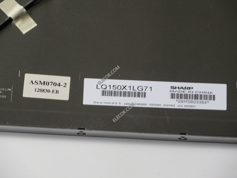 LQ150X1LG71 15.0" a-Si TFT-LCD Panel pro SHARP 