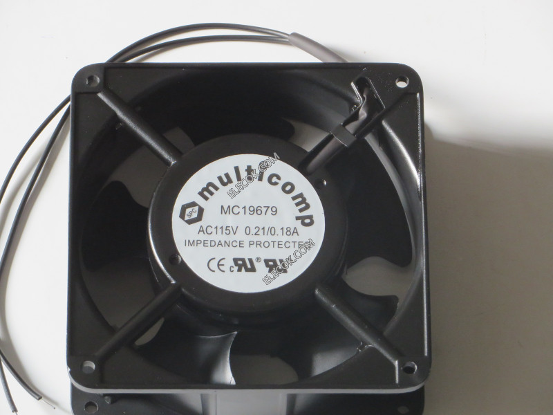 multicomp MC19679 115V 0,21/0,18A 2wires Cooling Fan 