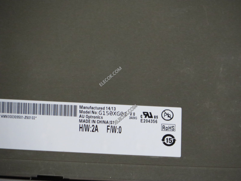 G150XG01 V0 15.0" a-Si TFT-LCD Panel számára AUO 