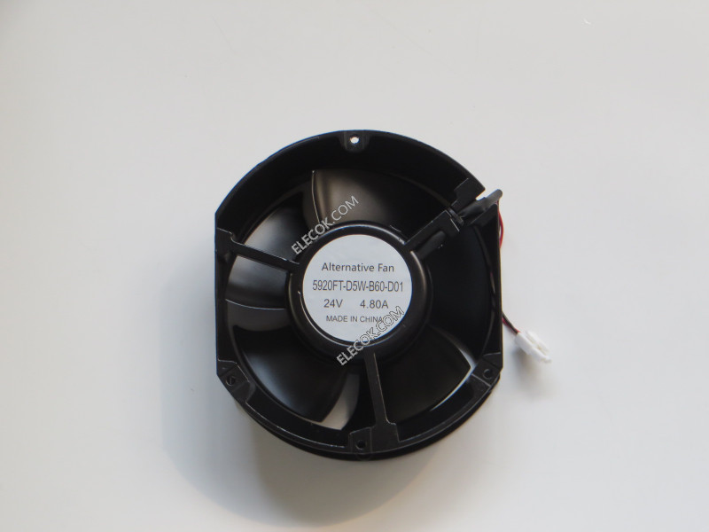 NMB 5920FT-D5W-B60-D01 24V 4.80A 2wires Cooling Fan substitute és refurbished 