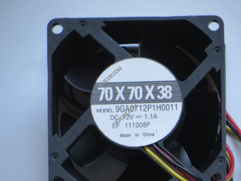 Sanyo 9GA0712P1H0011 12V 1,1A 13,2W 4wires Cooling Fan replacement 